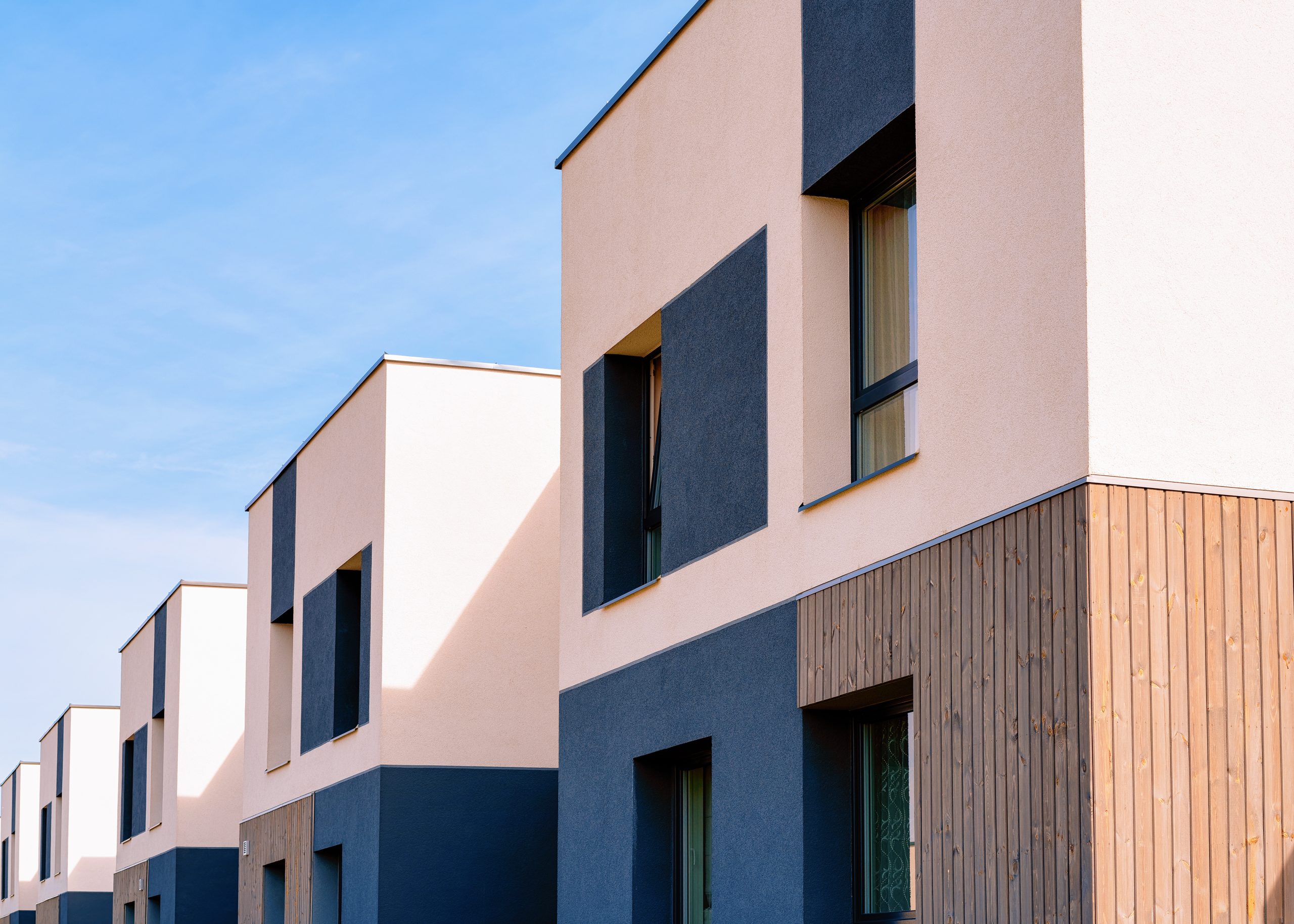 homedecor Exterior 19 Apartment homes residential buildings complex real estate concept. Place for copy space